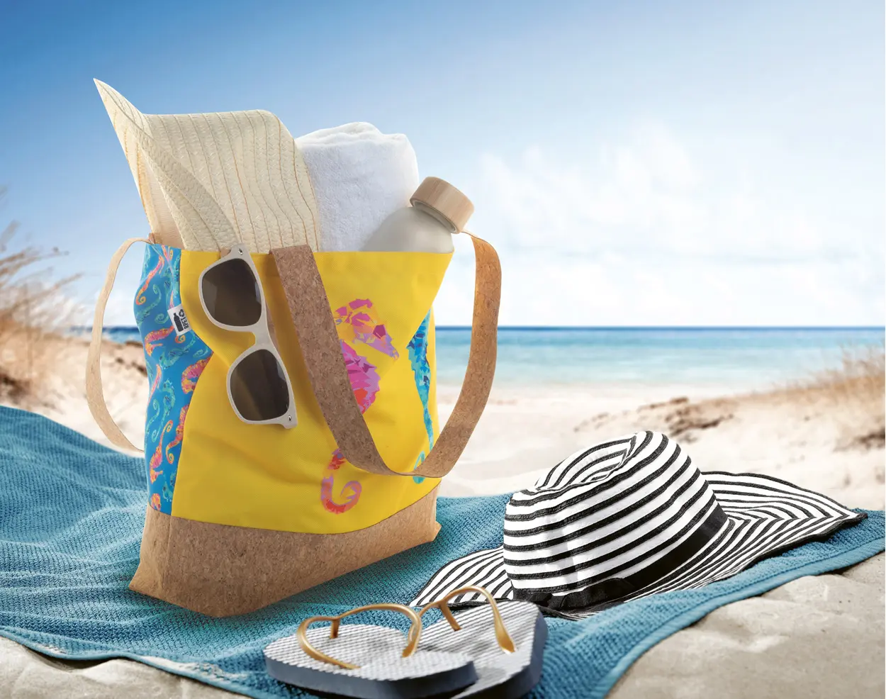 Torba za plažu CUSTOM MADE SuboShop Playa AP716467 white-4