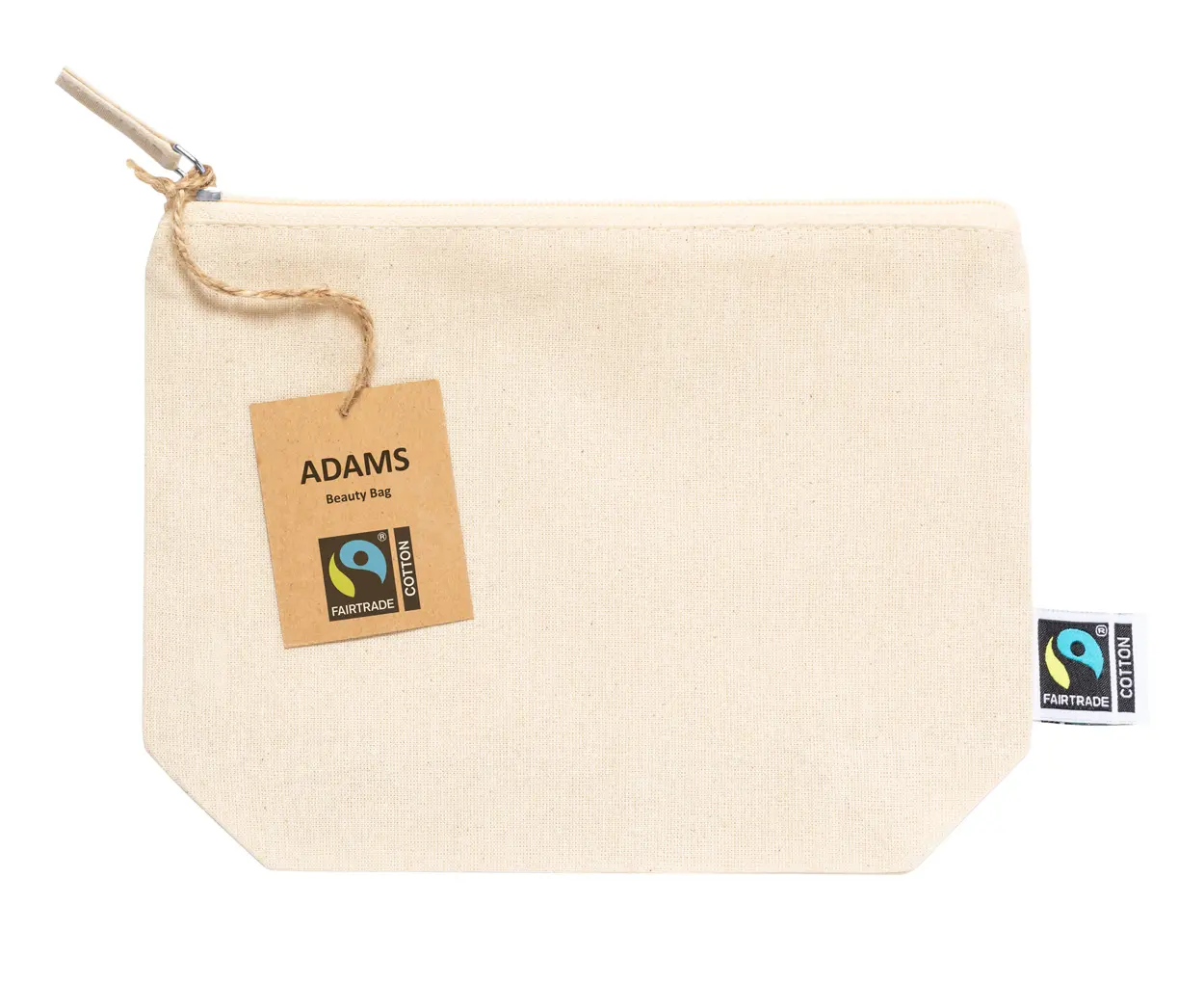 Fairtrade kozmetička torbica Ponsa AP722305 natural 230×170×60 mm-1