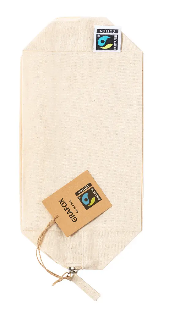 Fairtrade kozmetička torbica Omilo AP722307 natural 205×140×85mm-1