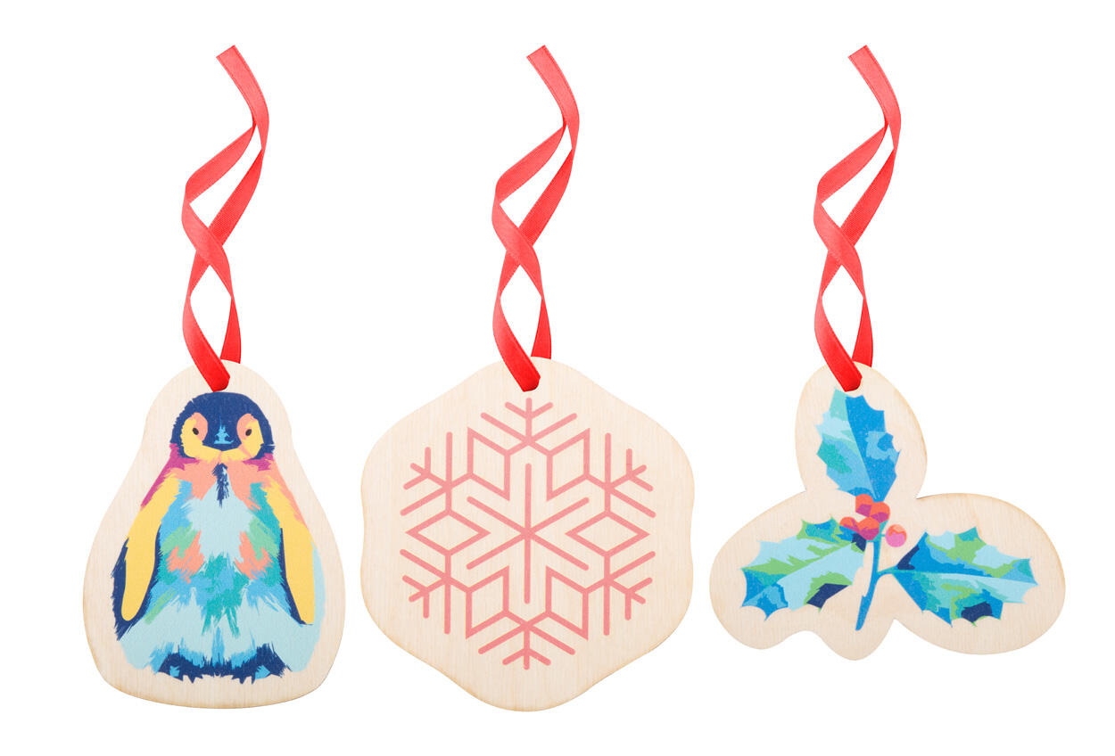 Ukras za božićno drvce CUSTOM MADE CreaJul Wood AP716491 red-2