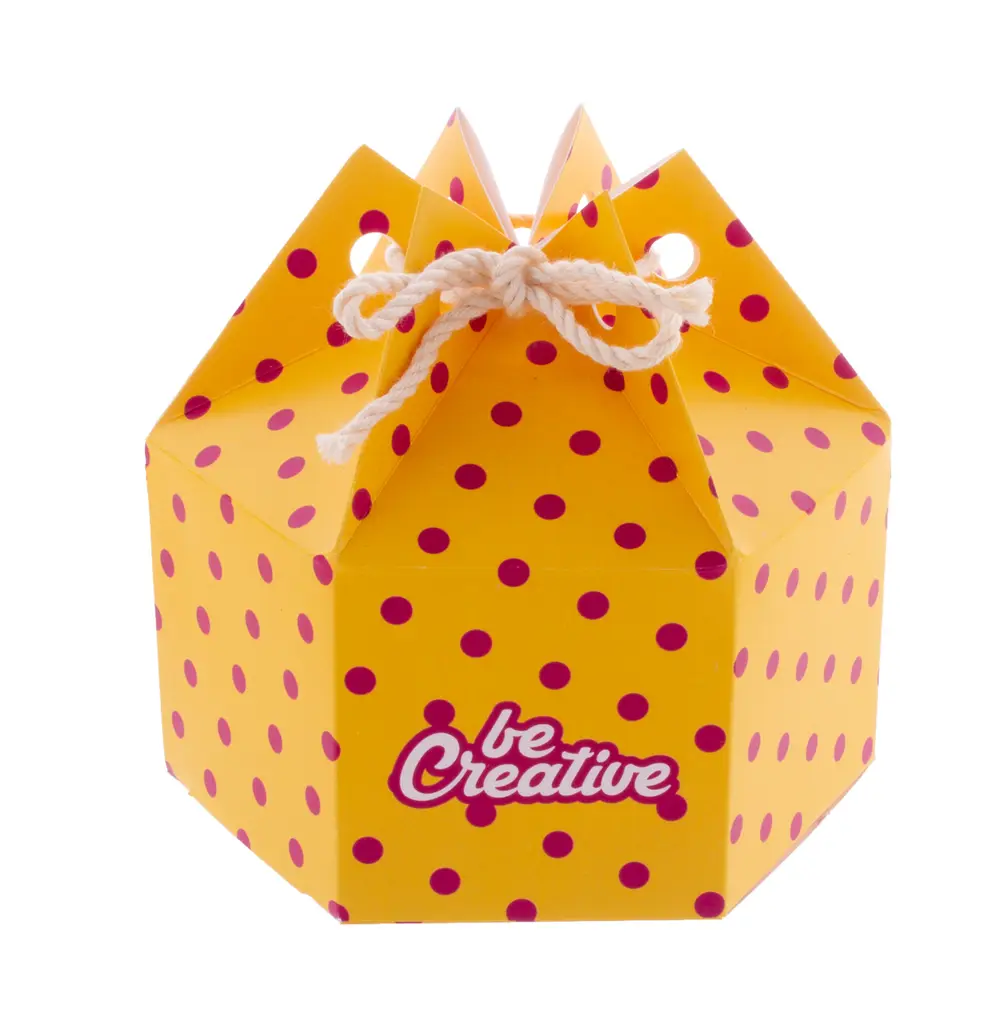 Šesterokutna poklon kutija CreaBox HexaCord M AP716640 white-2