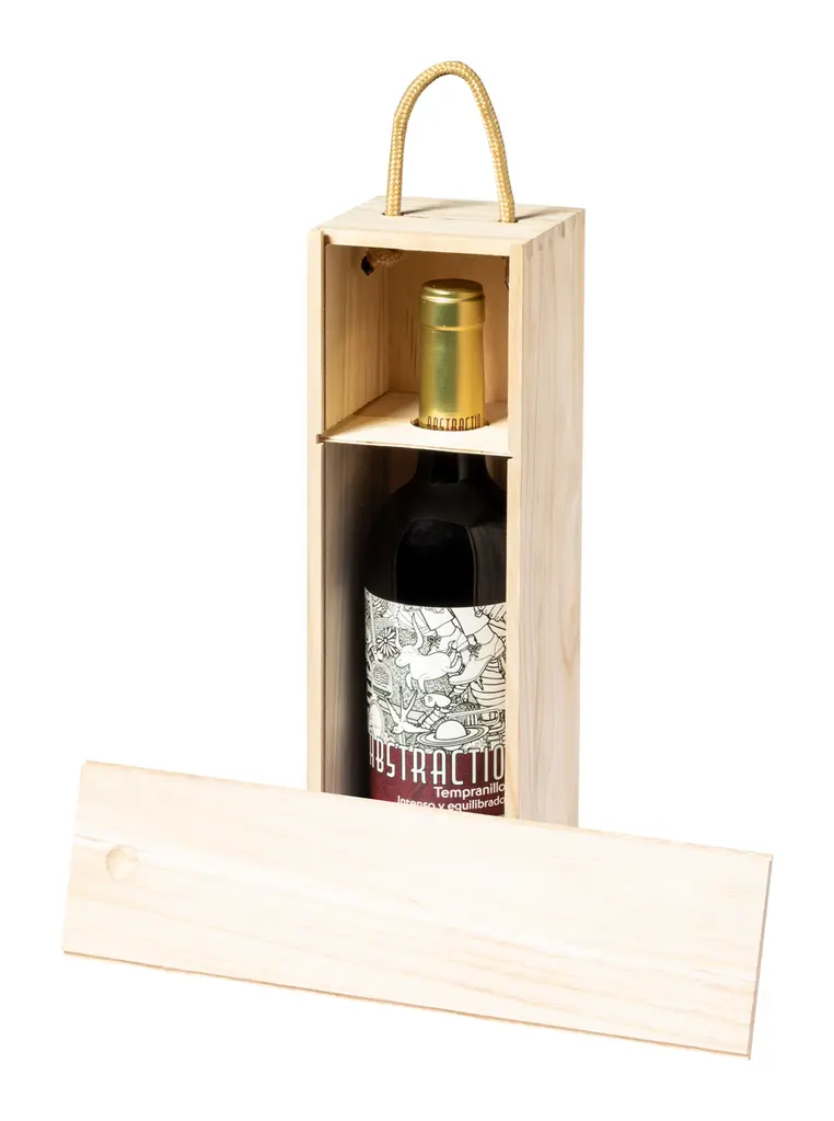 Poklon kutija za vino Saxony AP722826 natural 100×350×100 mm-3