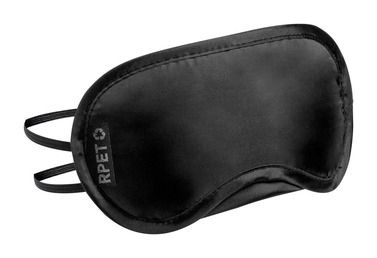 RPET Putna maska za oči Jetlag AP722785 black 185×90 mm-1