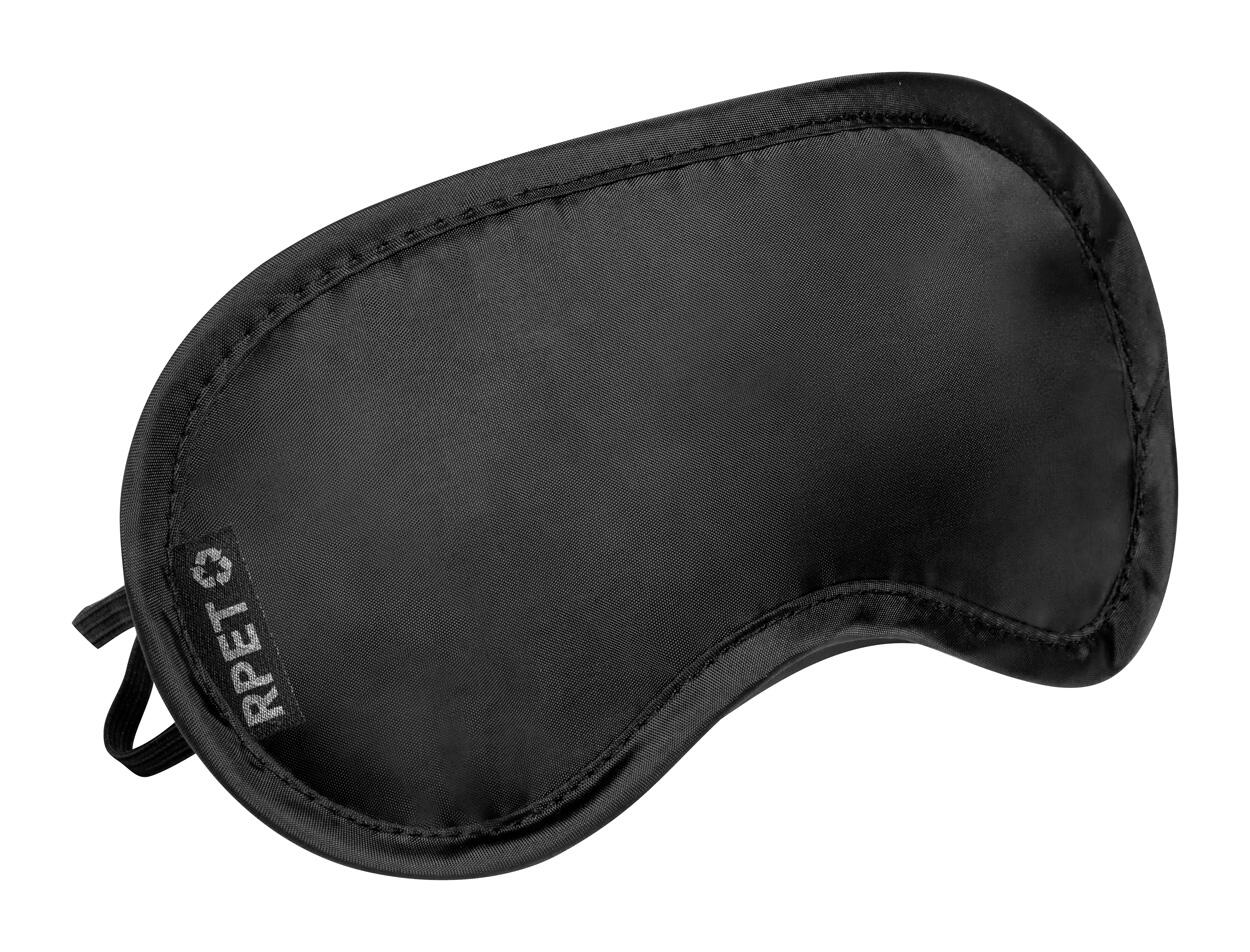 RPET Putna maska za oči Jetlag AP722785 black 185×90 mm-2