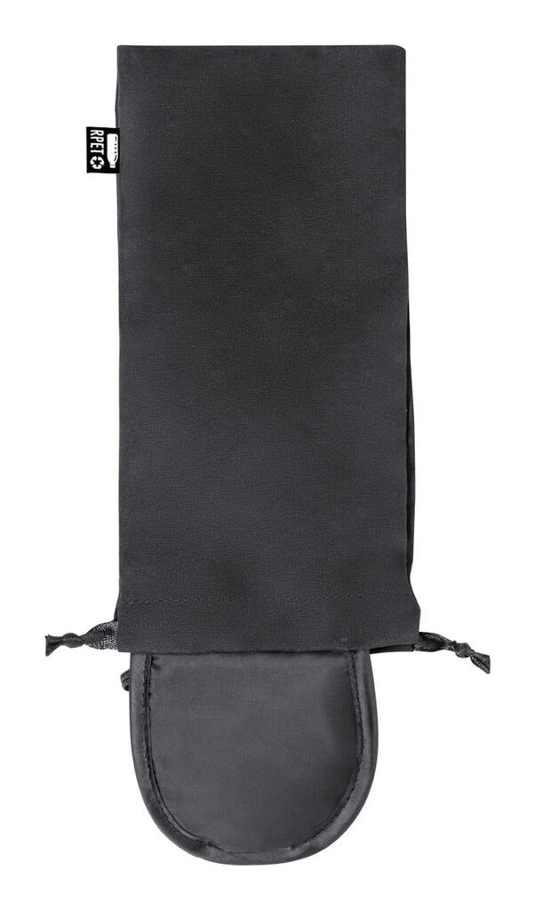 RPET Putna maska za oči Jetlag AP722785 black 185×90 mm-3