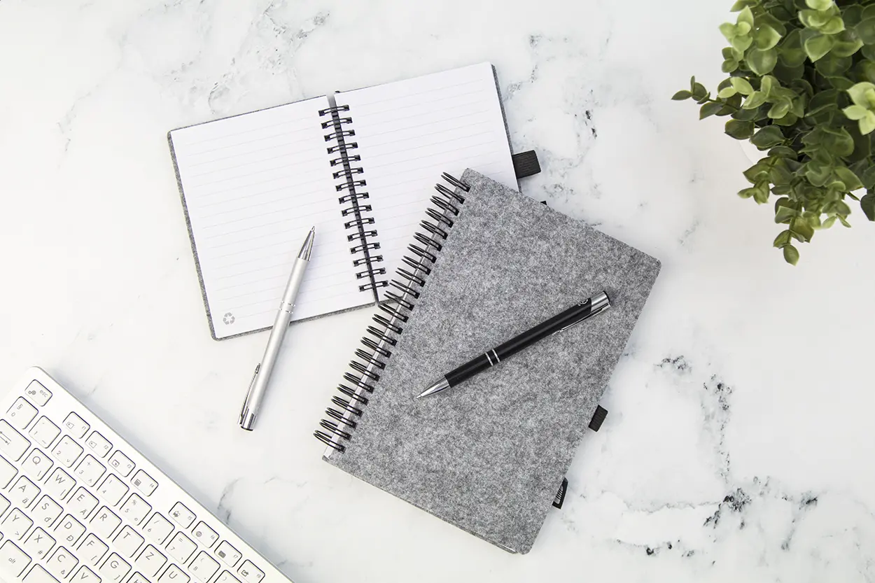 RPET Notes Felbook A5 AP800510 grey-3