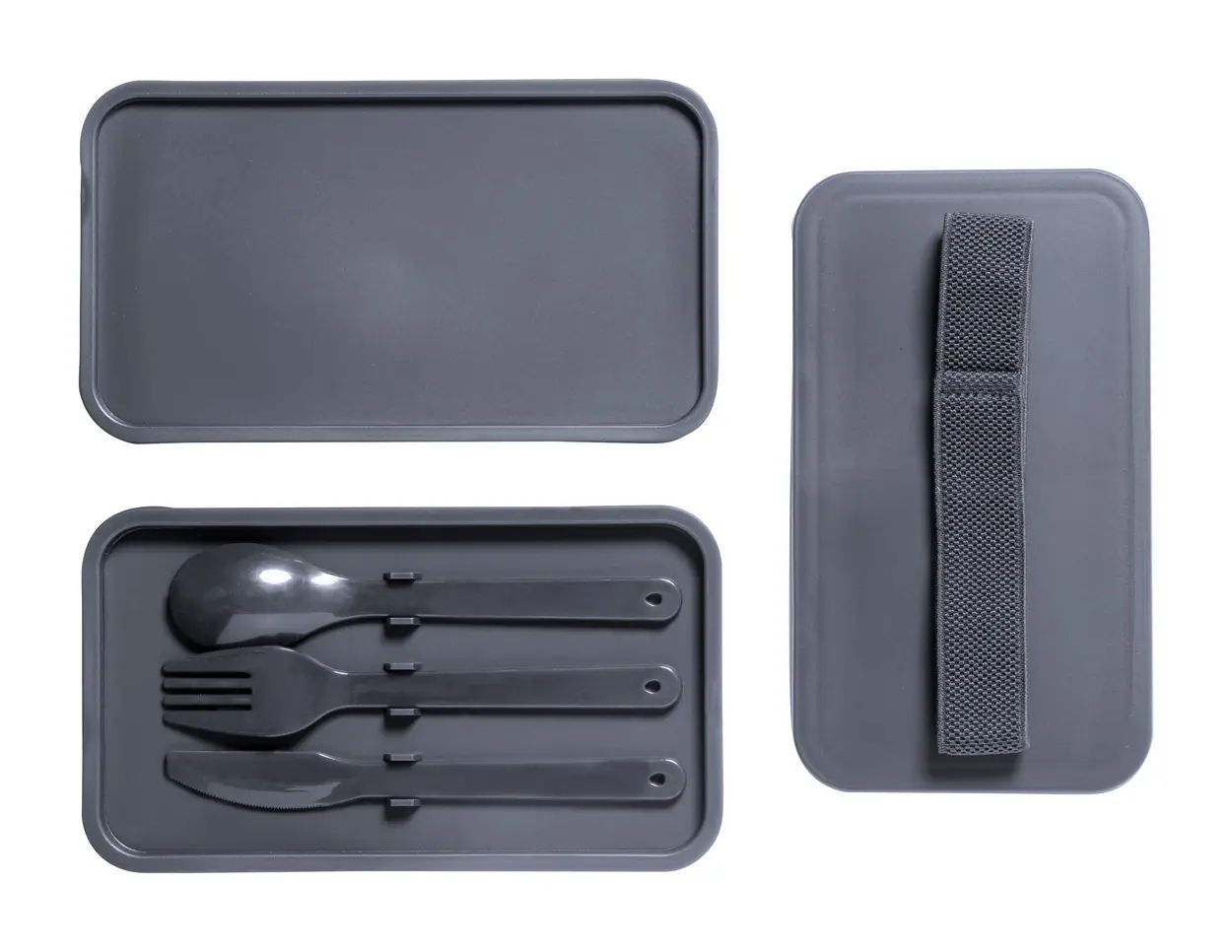 Kutija za ručak Lancy AP722819 grey 182×94×104 mm-1