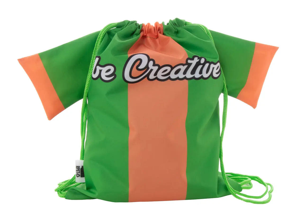 Dječja torba s vezicama CUSTOM MADE CreaDraw T Kids RPET AP716553 green-0