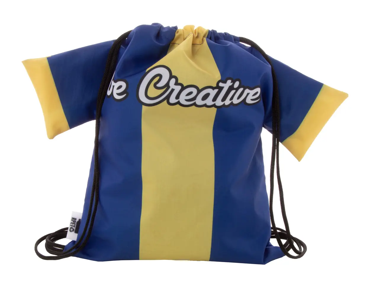 Dječja torba s vezicama CUSTOM MADE CreaDraw T Kids RPET AP716553 black-0