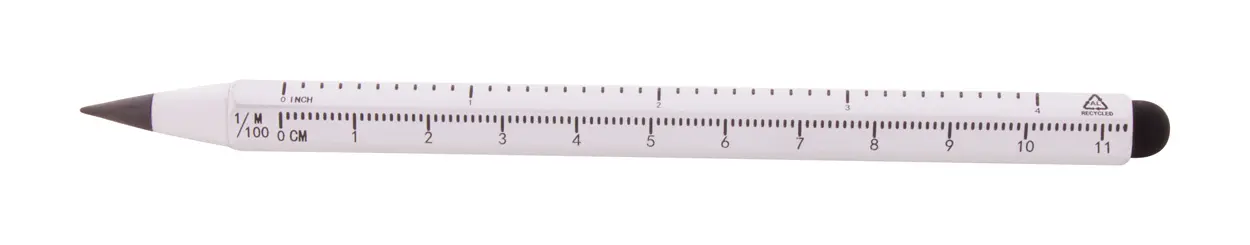 Olovka bez tinte s ravnalom Ruloid AP800493 silver-3