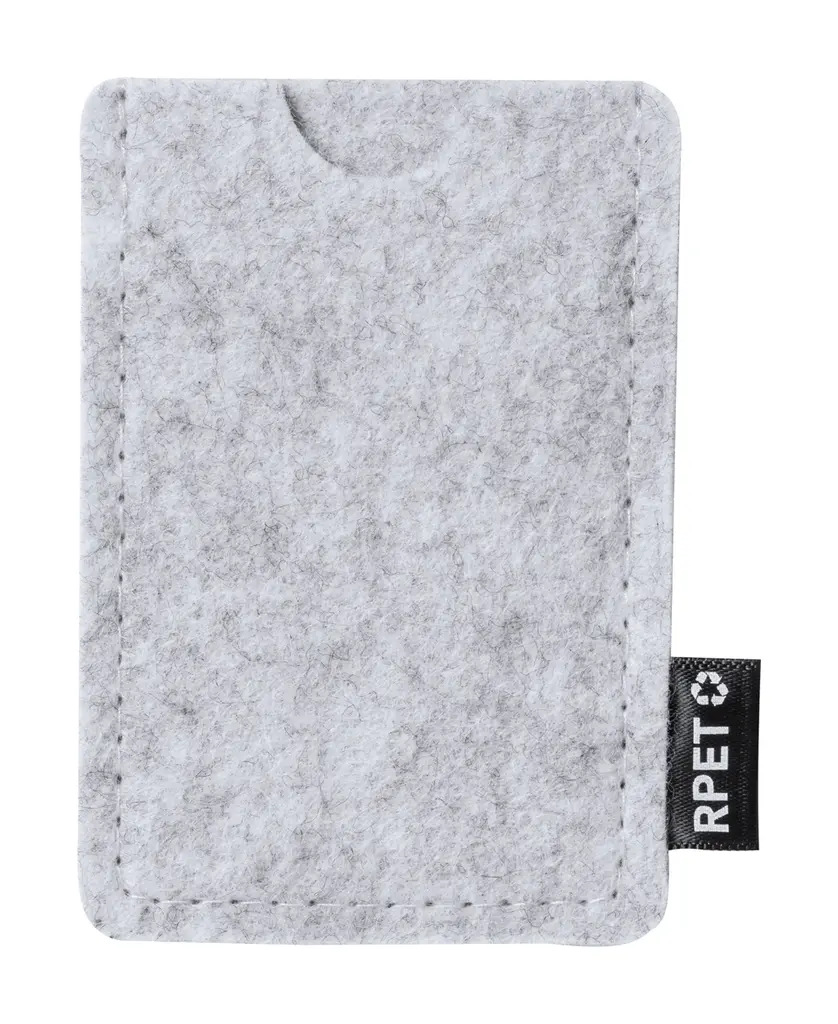 RPET Držač kreditnih kartica Varno AP723106 light grey 65×90 mm-1