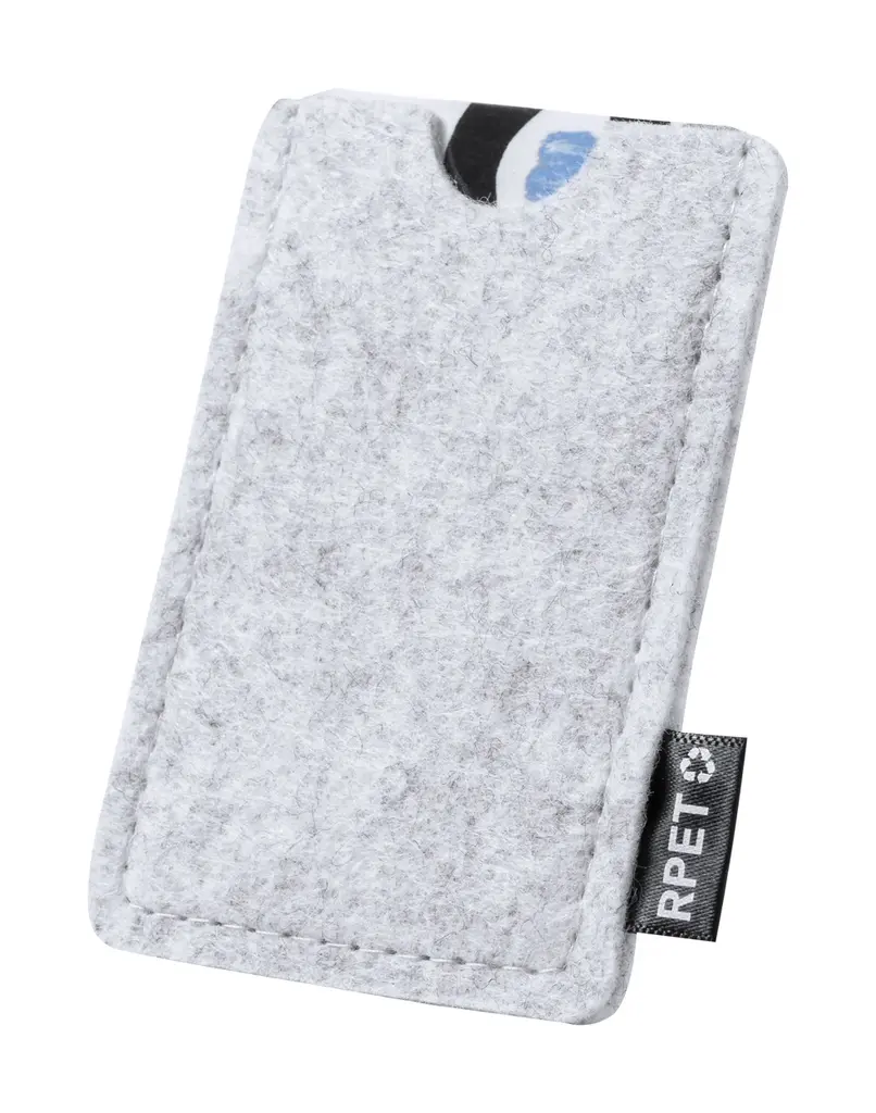 RPET Držač kreditnih kartica Varno AP723106 light grey 65×90 mm-3