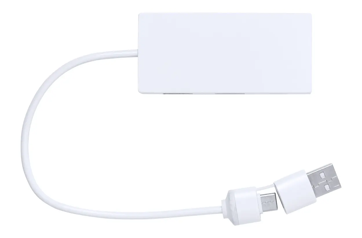 Prozirni USB hub Brante AP733375 white 80×11×37 mm-2