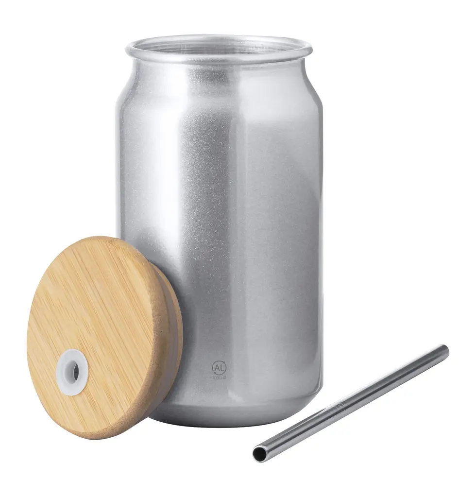 Promotivna staklena čaša Divern AP733346 silver ø73×128 mm-2