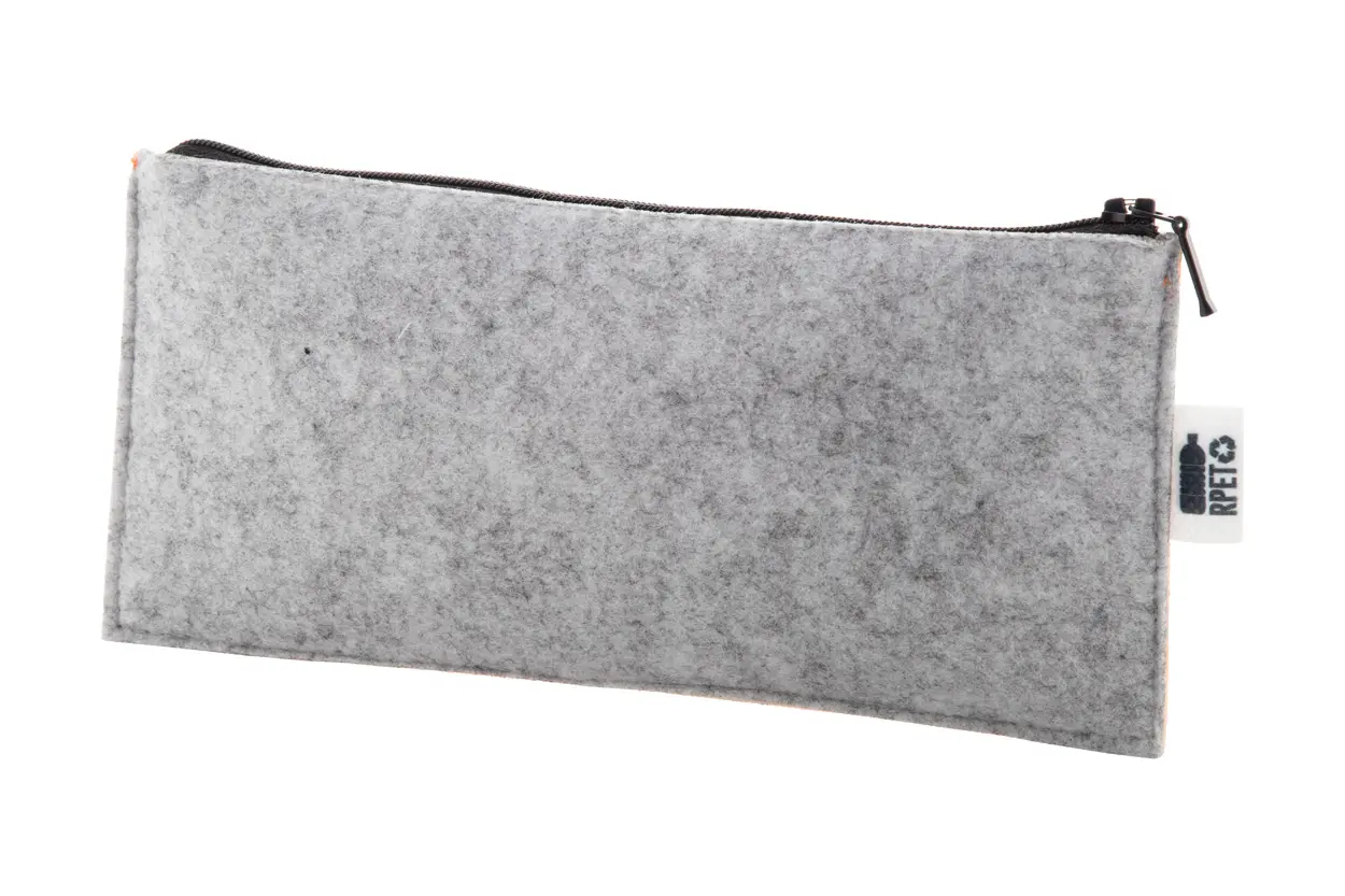 RPET torbica za olovke CUSTOM MADE CreaFelt Pen Zip AP716682 grey-2