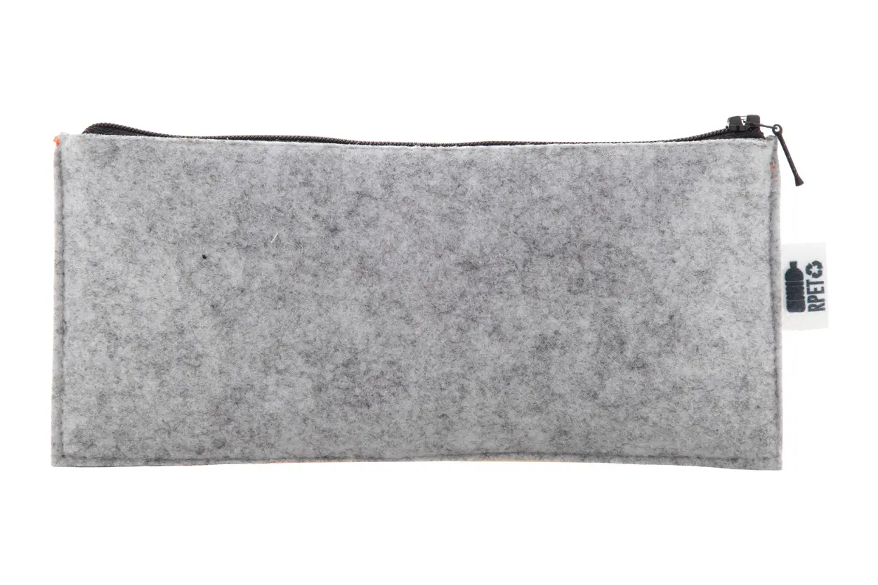 RPET torbica za olovke CUSTOM MADE CreaFelt Pen Zip AP716682 grey-4