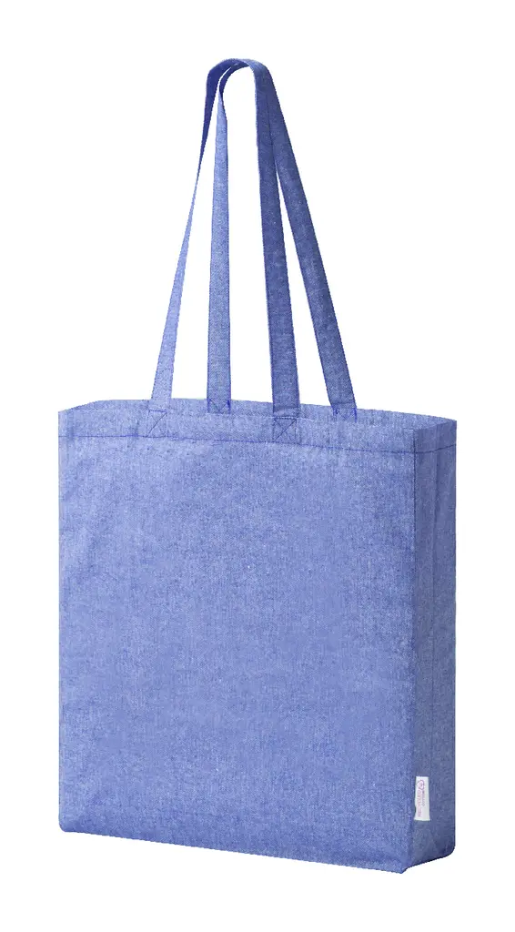 Torba za kupovinu od pamuka Recote Plus AP733870 blue 380×420×80 mm-1