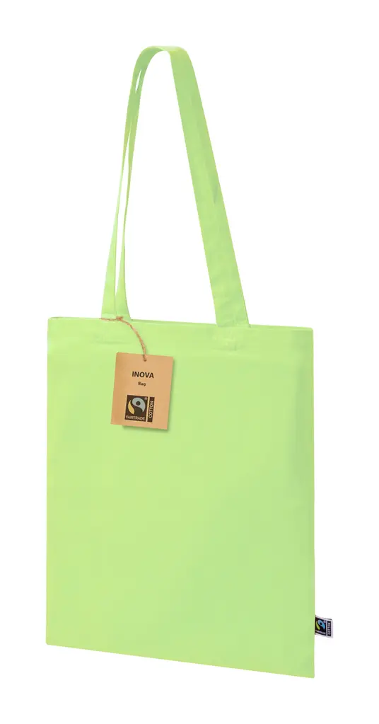 Fairtrade torba za kupovinu Trap AP733875 lime green 380×420 mm-3
