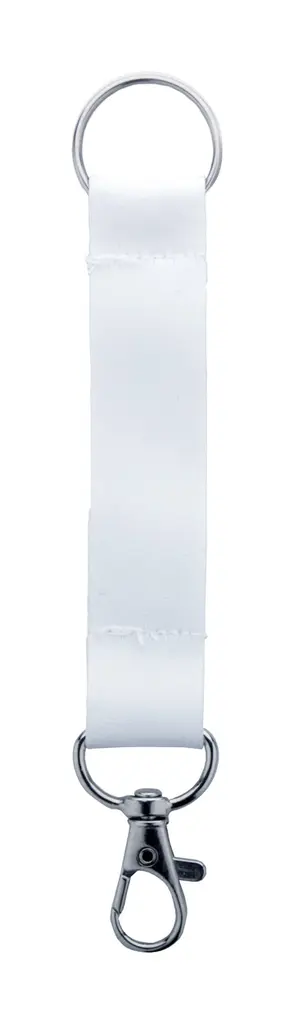 RPET privjesak za ključeve CUSTOM MADE SuboRing AP716755 white-1