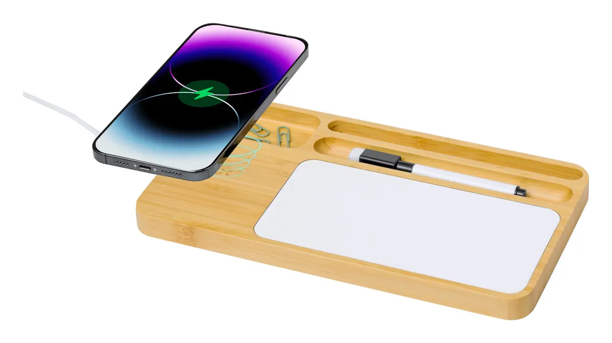 Organizator s bežičnim punjačem Sirae AP733942 natural 255×140×17 mm-4