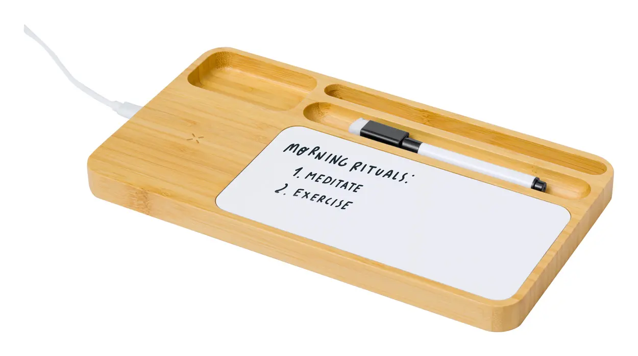 Organizator s bežičnim punjačem Sirae AP733942 natural 255×140×17 mm-2