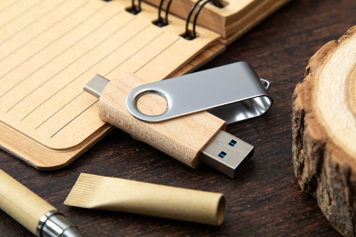 OTG USB stick BooSpin AP897091 natural 16GB-10