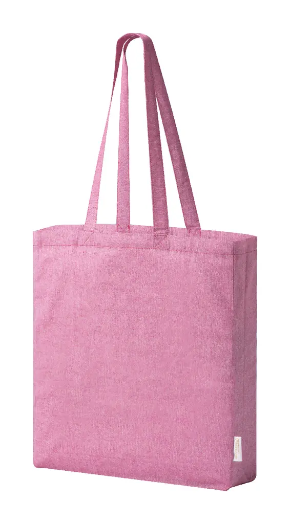 Torba za kupovinu od pamuka Recote Plus AP733870 pink 380×420×80 mm-1