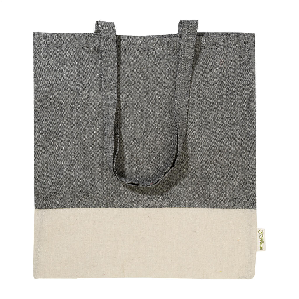 Torba za kupovinu od pamuka Konti AP733871 black 380×420 mm-2