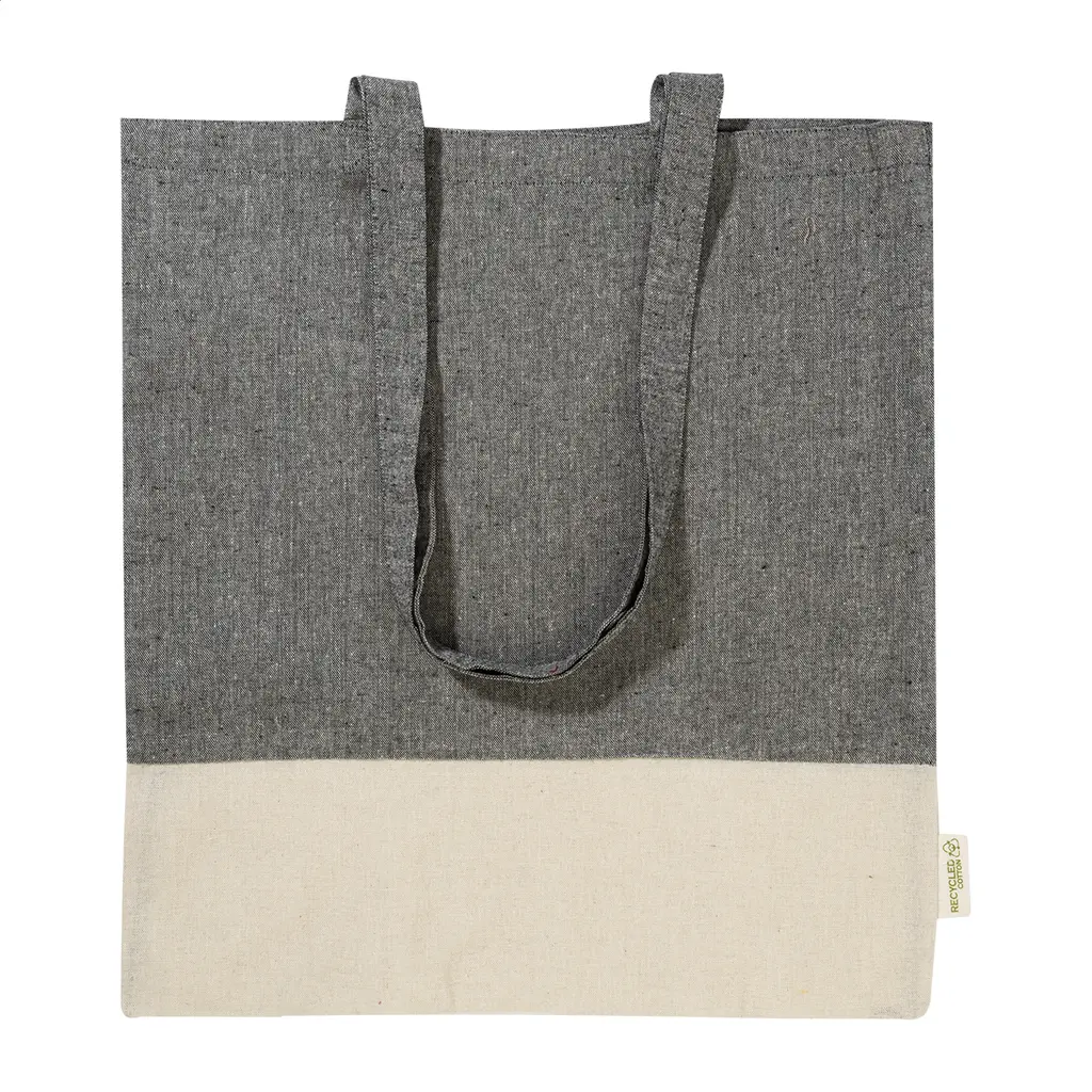 Torba za kupovinu od pamuka Konti AP733871 black 380×420 mm-2