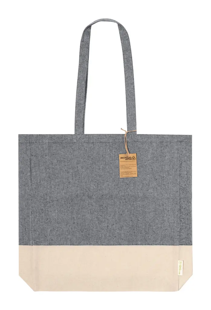 Torba za kupovinu od pamuka Pecle AP733872 black 380×420×80 mm-0