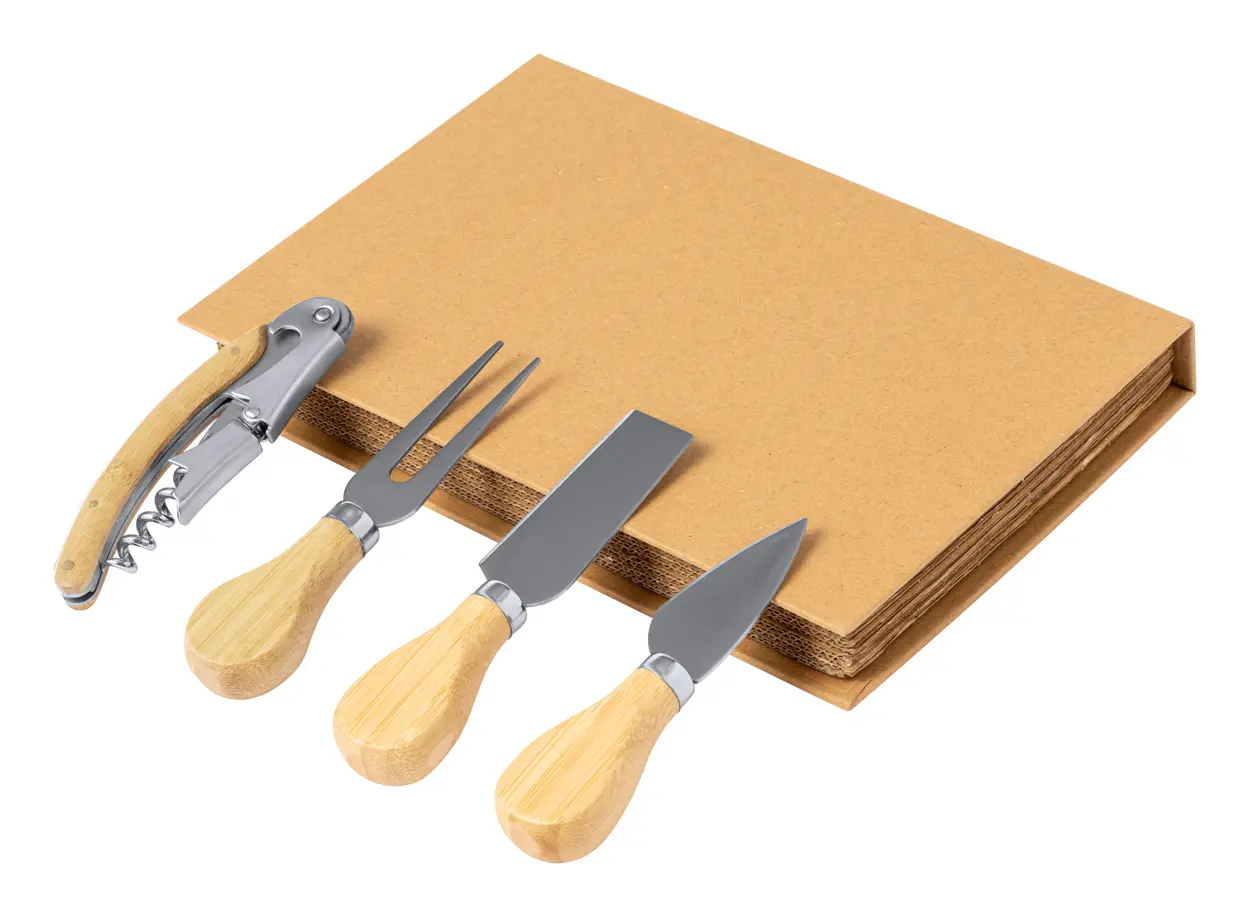 Set noževa za vino i sir Tantic AP734195 natural 227×155×27 mm-0