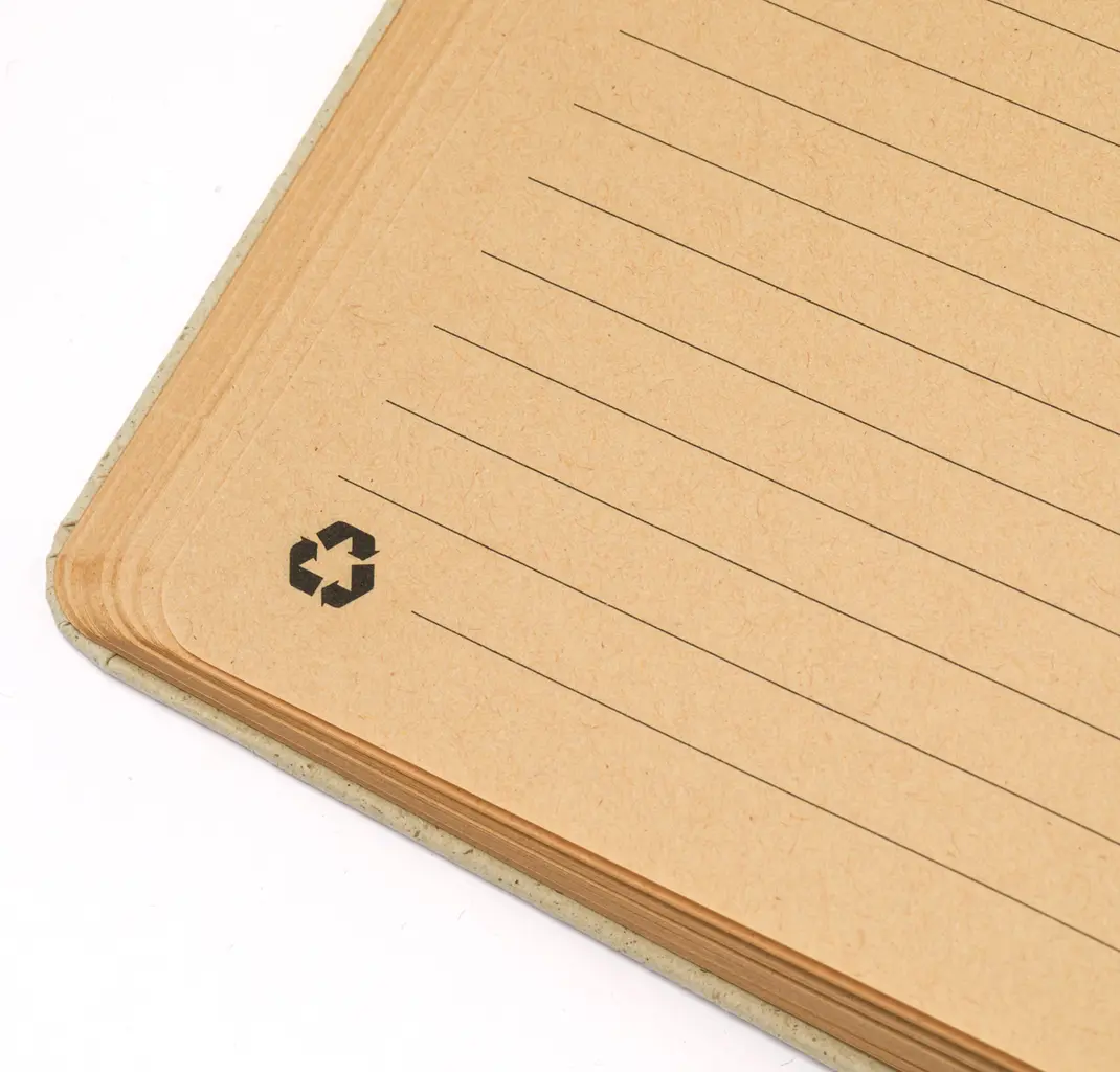 Rokovnik od travnatog papira Romia AP734042 natural 140×210×13 mm-3