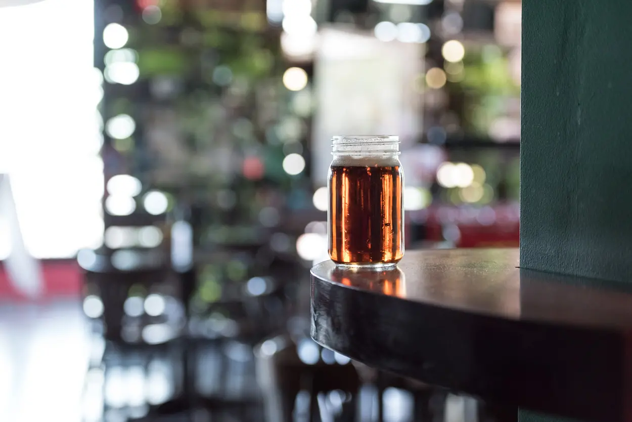 Staklena čaša s poklopcem Drunax AP781839-1