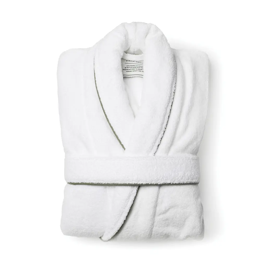 Kućni ogrtač S/M VINGA Harper V4177G white-1
