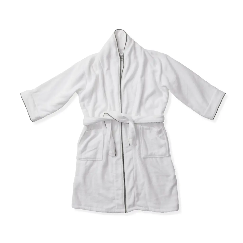 Kućni ogrtač S/M VINGA Harper V4177G white-2