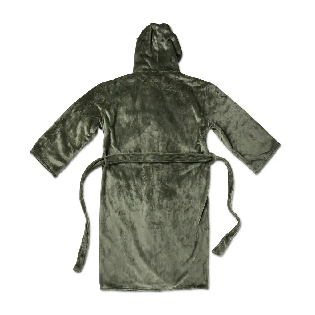 Luksuzni plišani ogrtač vel. S/M VINGA Louis V4950G green-4