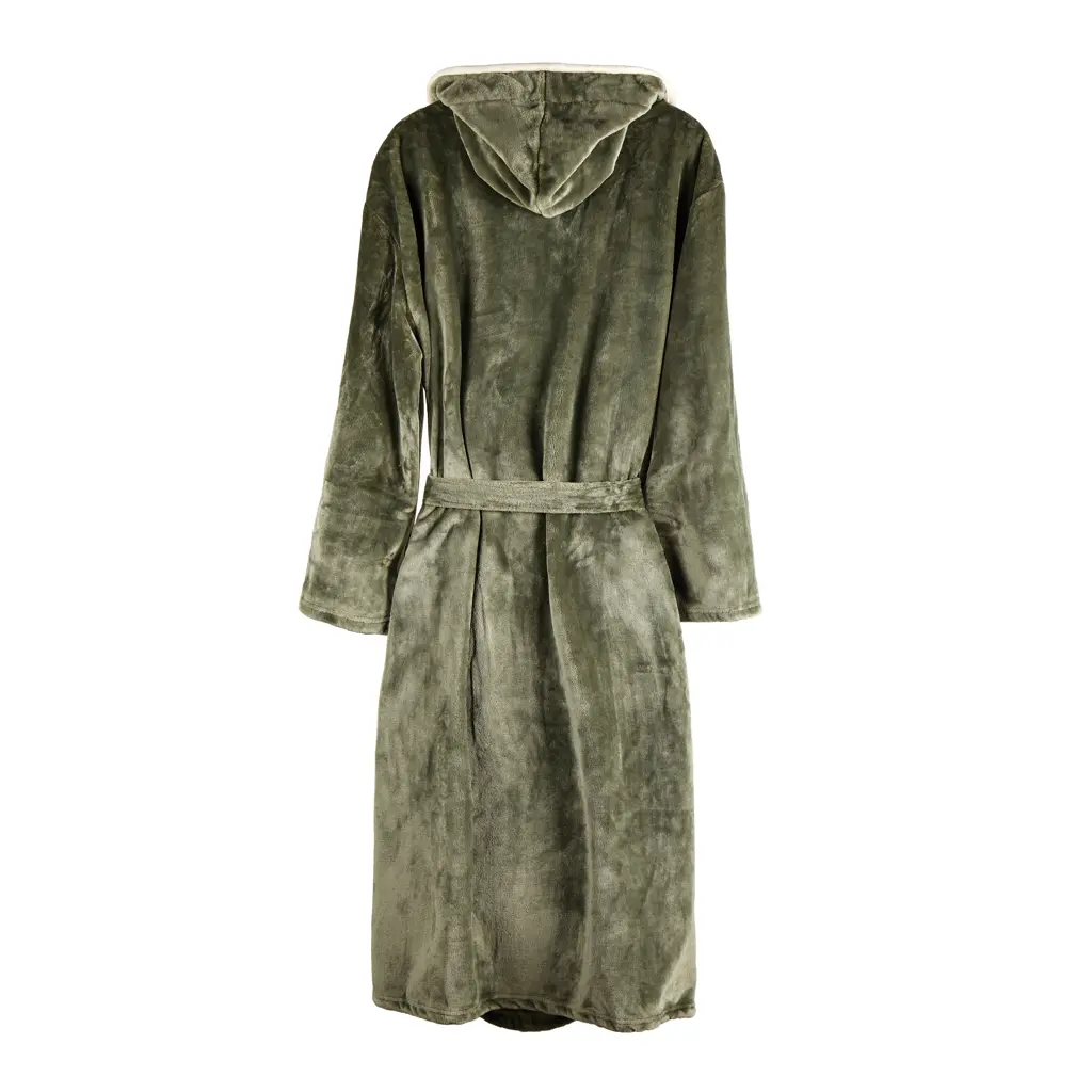 Luksuzni plišani ogrtač vel. S/M VINGA Louis V4950G green-6