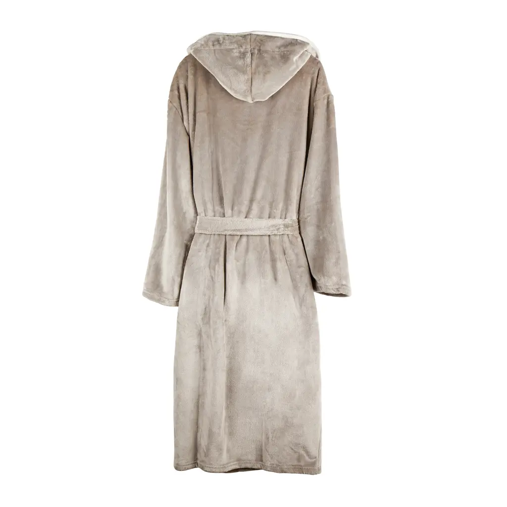 Luksuzni plišani ogrtač vel. S/M VINGA Louis V4950G grey-6