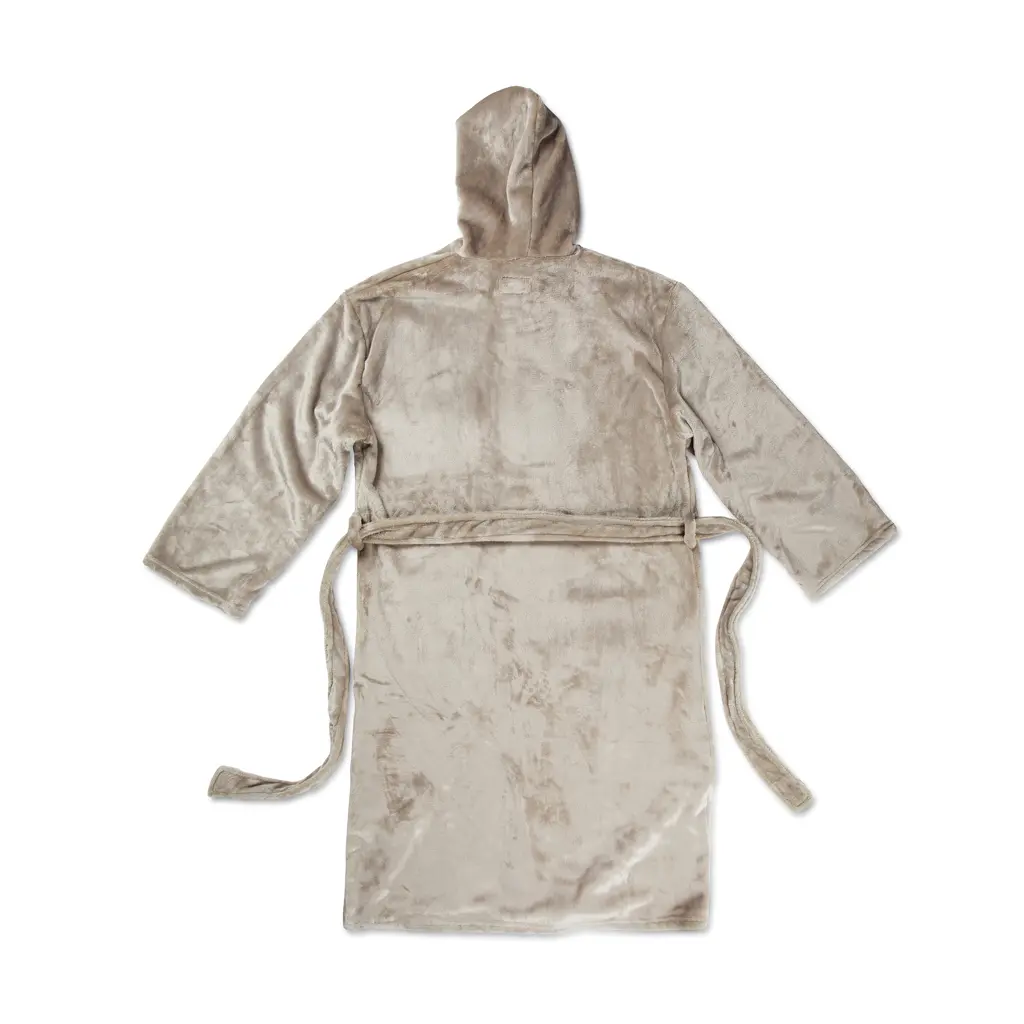 Luksuzni plišani ogrtač vel. L/XL VINGA Louis V960T grey-4