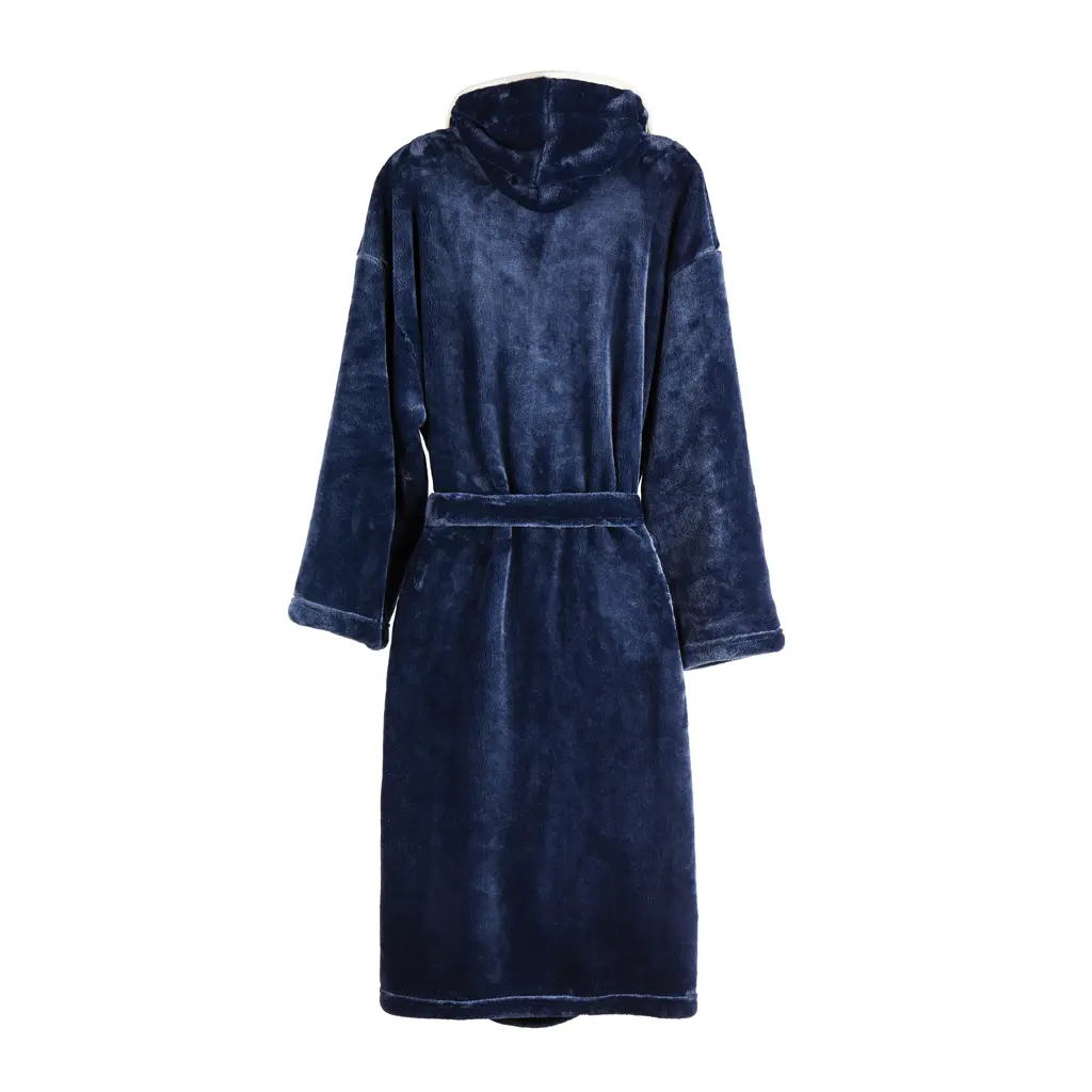 Luksuzni plišani ogrtač vel. S/M VINGA Louis V4950G navy-4