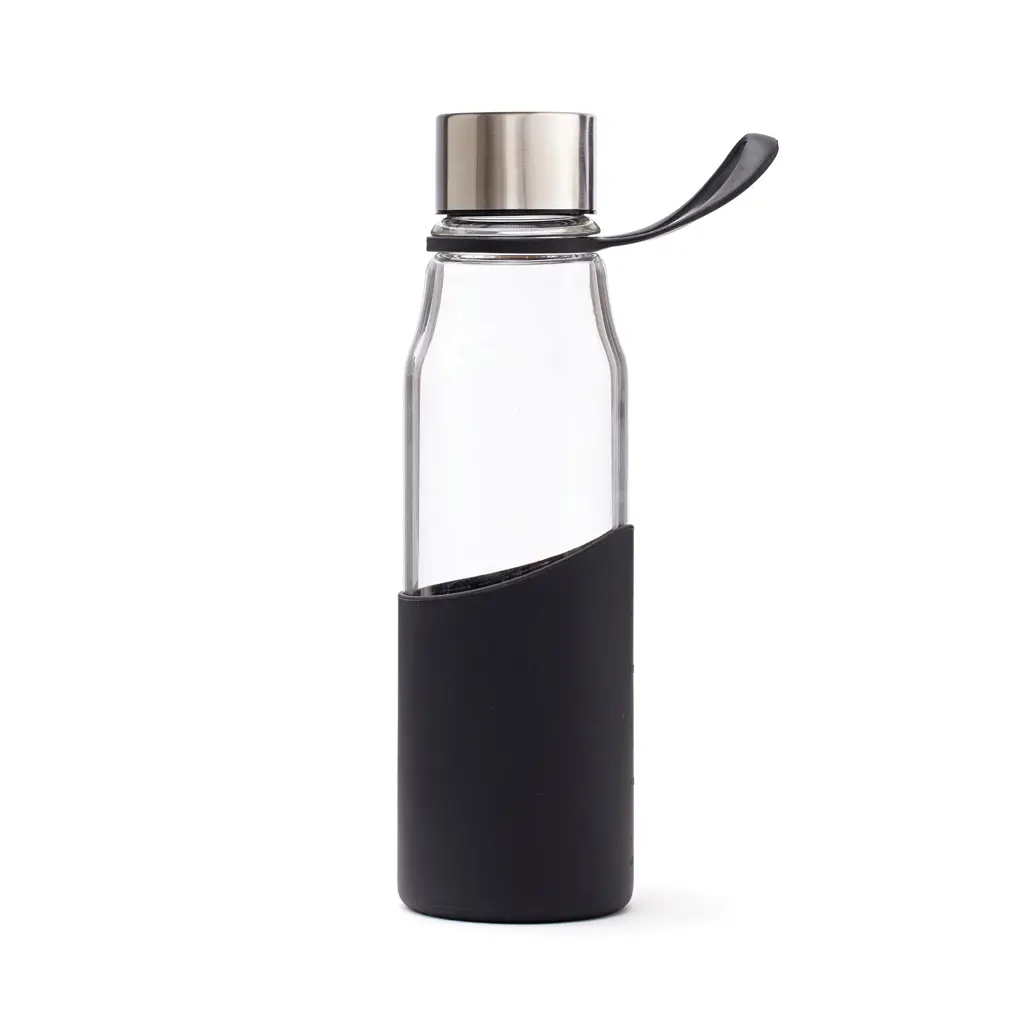 Staklena boca za vodu VINGA Lean V5096G black-1