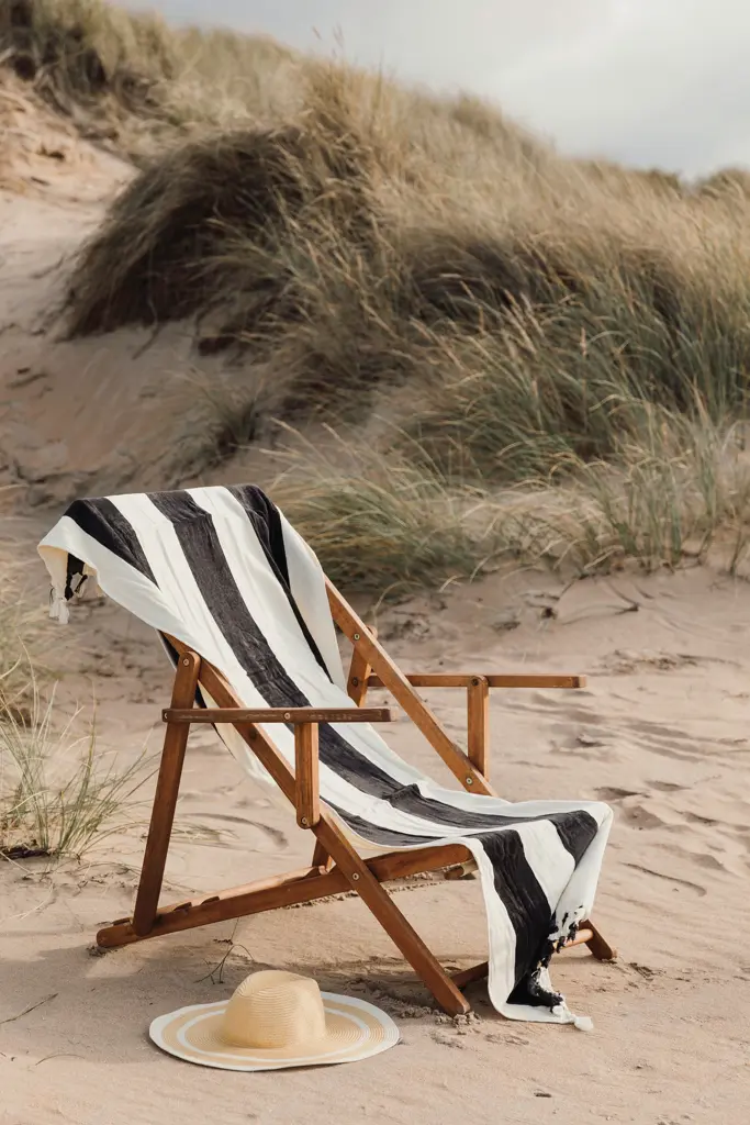 Ručnik za plažu VINGA Valmer V806 black-4