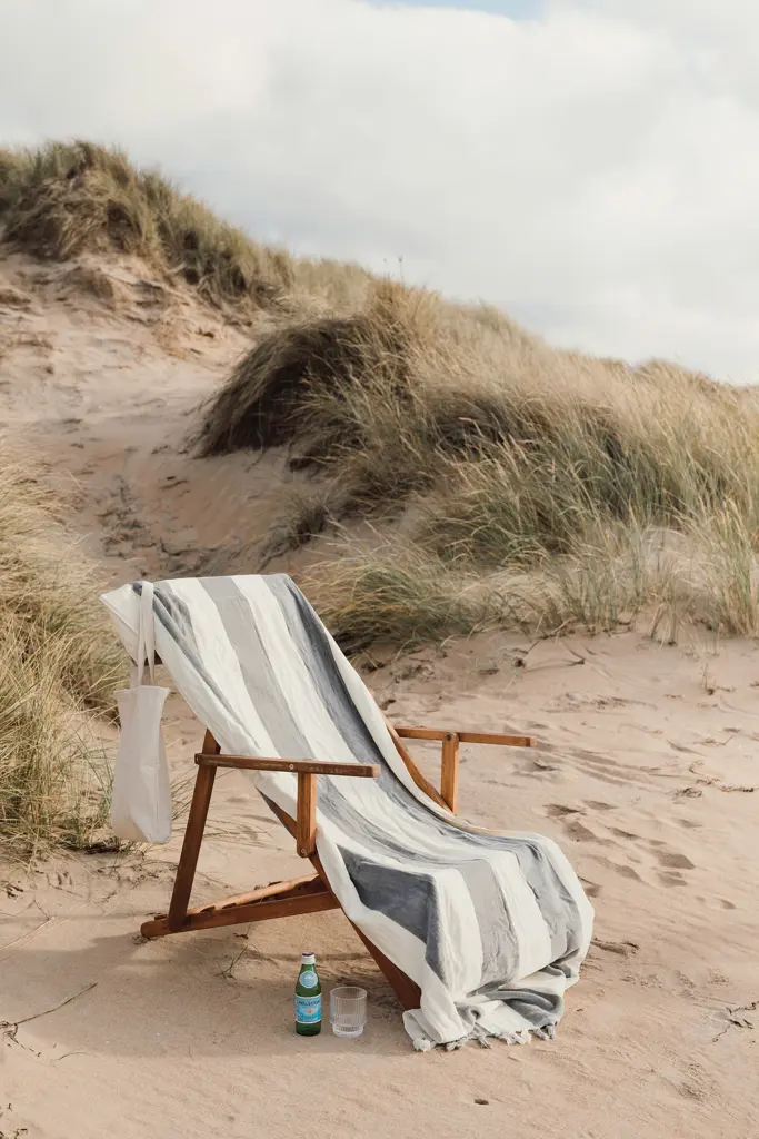 VINGA Valmer ručnik za plažu V8062 grey-4