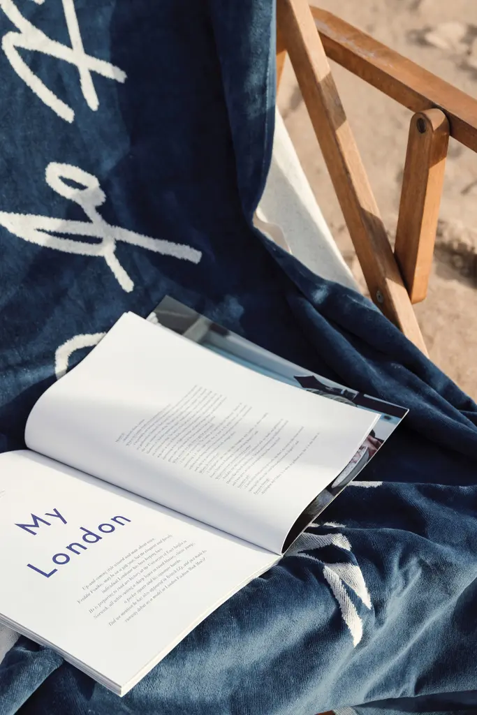 Ručnik za plažu VINGA V805 navy-4