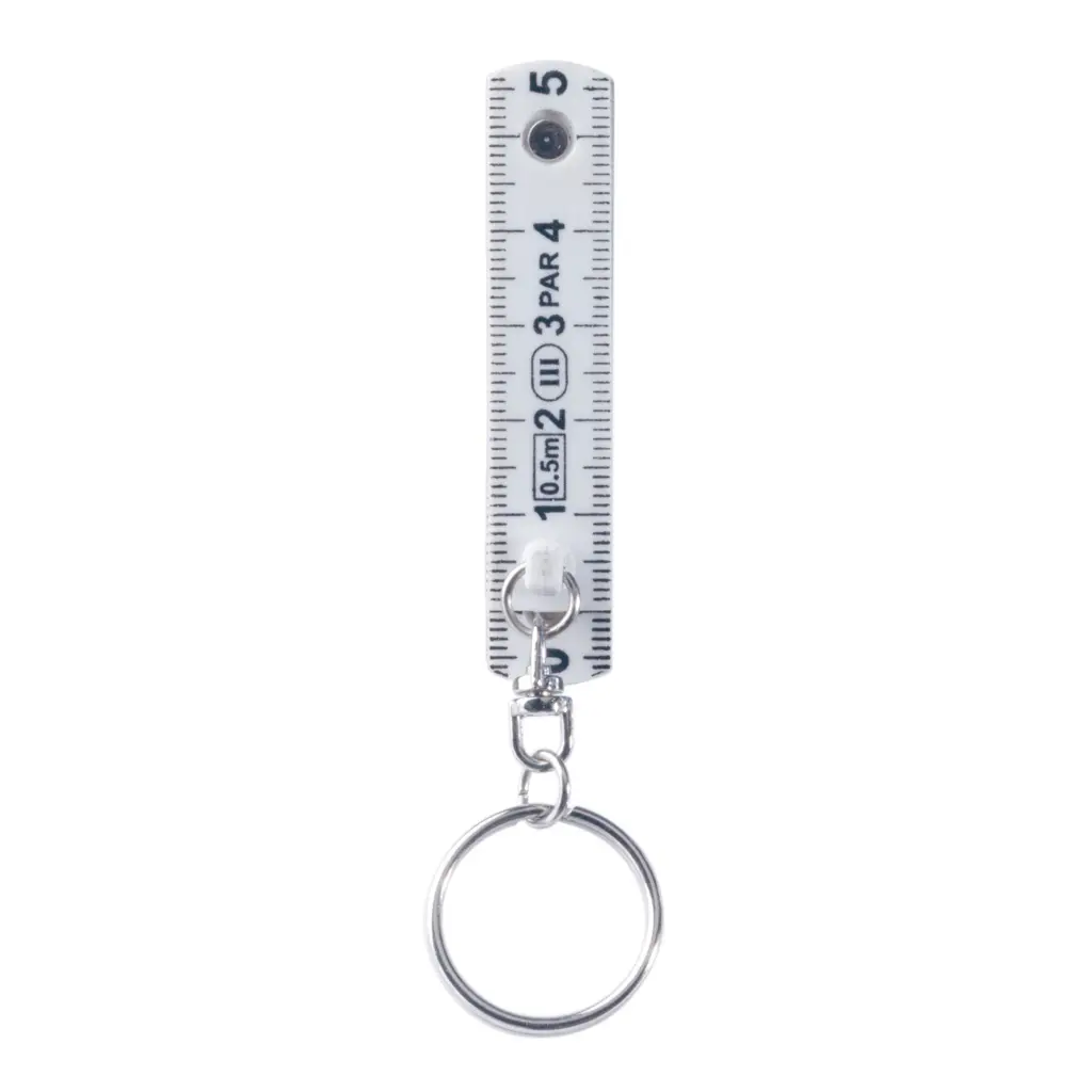 Promotivno mini sklopivo ravnalo, 50cm P112.00 white-2