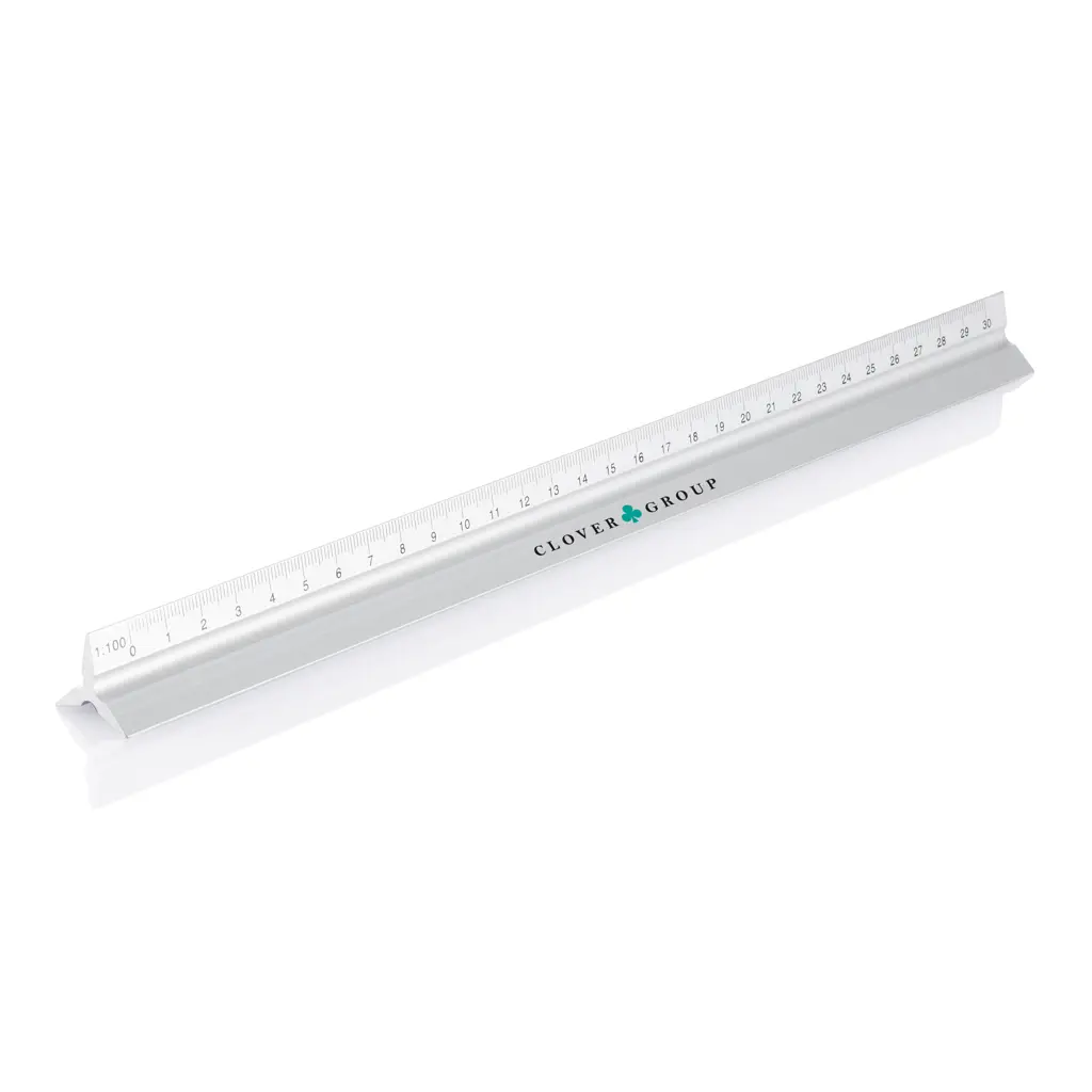 Aluminijsko trokutno ravnalo - 30 cm P165.13 silver-3