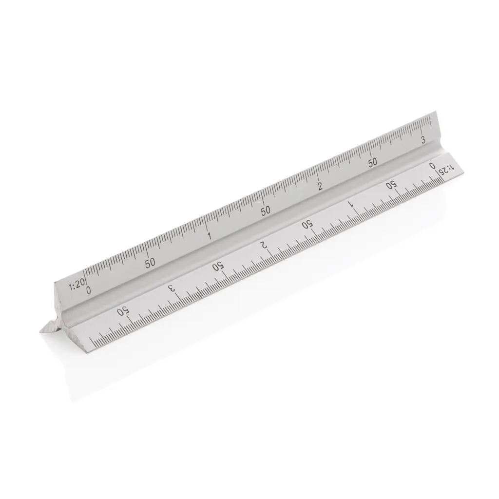 Ravnalo aluminijsko trokutasto 15 cm P165.14 silver-4