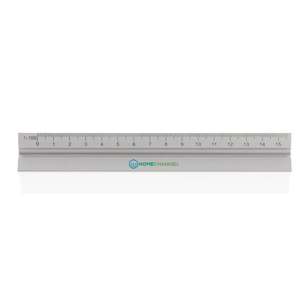 Ravnalo aluminijsko trokutasto 15 cm P165.14 silver-3