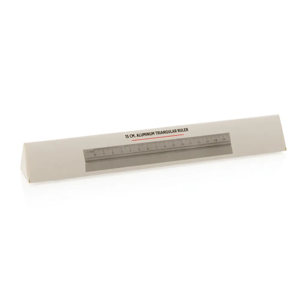 Ravnalo aluminijsko trokutasto 15 cm P165.14 silver-7