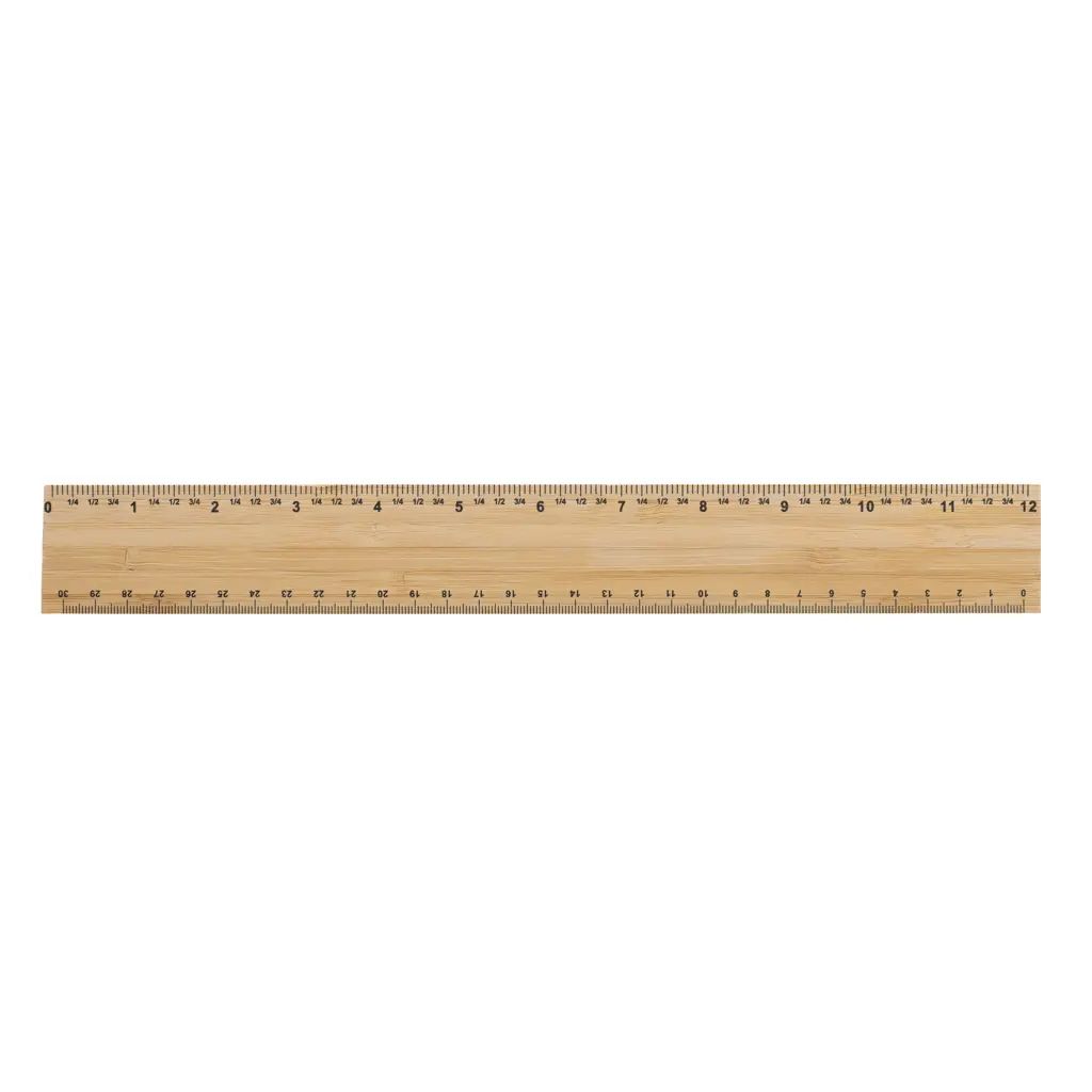 Ravnalo od bambusa 30 cm Timberson P165.50 brown-2